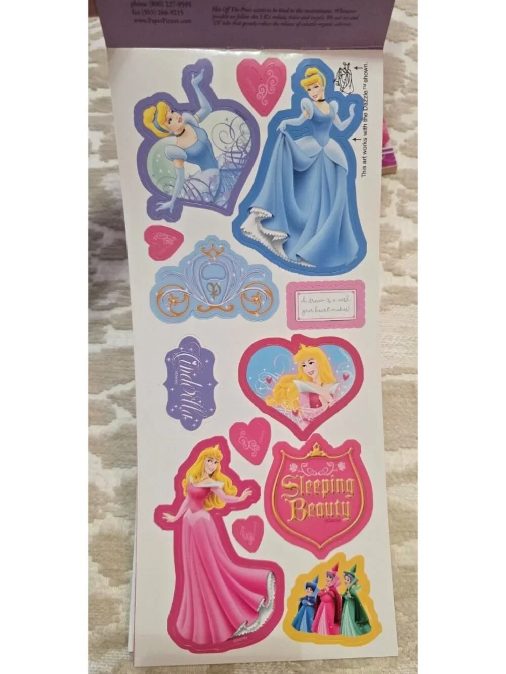 Disney Princess Dazzles Sticker Pack And Coloring & Activity Booklet